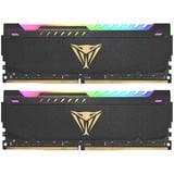 Patriot DIMM 16 GB DDR4-3200 (2x 8 GB) Dual-Kit, Arbeitsspeicher schwarz, PVSR416G320C8K, Viper Steel RGB, INTEL XMP