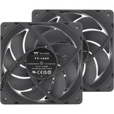 Thermaltake TOUGHFAN 14 Pro High Static Pressure PC Cooling Fan 140x140x25, Gehäuselüfter schwarz, 2 Fans Pack, 140 mm