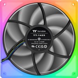 Thermaltake TOUGHFAN 14 RGB High Static Pressure Radiator Fan 140x140x25, Gehäuselüfter 3er Pack, 140 mm