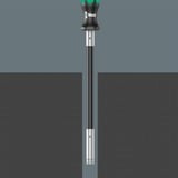 Wera 393 S Bits-Handhalter extra slim, mit flexiblem Schaft, Schraubendreher schwarz/grün