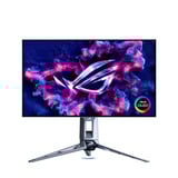 ASUS ROG Swift OLED PG27AQWP-W, Gaming-Monitor 67.3 cm (26.5 Zoll), silber/transparent, QHD, USB-Hub, Dual-Mode (QHD @ 540Hz, HD @ 720Hz), 540Hz Panel