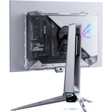 ASUS ROG Swift OLED PG27AQWP-W, Gaming-Monitor 67.3 cm (26.5 Zoll), silber/transparent, QHD, USB-Hub, Dual-Mode (QHD @ 540Hz, HD @ 720Hz), 540Hz Panel