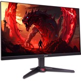 Acer Nitro VG240YX1bmiipx, Gaming-Monitor 60.5 cm (23.8 Zoll), schwarz/rot, FullHD, IPS, DP, HDMI, HDR, 200Hz Panel