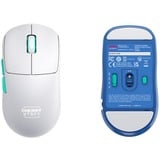 CHERRY XTRFY M68 Wireless, Gaming-Maus weiß/türkis