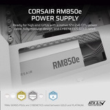 Corsair RM850e White Generalüberholt, PC-Netzteil weiß, 850 Watt