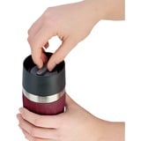 Emsa TRAVEL MUG Compact Thermobecher 0,3 Liter weinrot/edelstahl, Drehverschluss