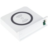 Good Connections Qi Wireless Charging Pad 15 Watt rechts, Ladeschale weiß, für USB-Desktop-Schnellladestation PCA-D006W (rechte Seite)