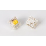Keychron Gateron Silent White Switch-Set, Tastenschalter weiß/transparent, 110 Stück
