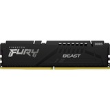 Kingston FURY DIMM 8 GB DDR5-5600  , Arbeitsspeicher schwarz, KF556C36BBE-8, FURY Beast, AMD EXPO