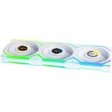 Lian Li UNI FAN SL120 LCD Wireless 3er-Pack inkl. Controller, Gehäuselüfter weiß, 124.5 mm