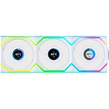 Lian Li UNI FAN SL120 LCD Wireless 3er-Pack inkl. Controller, Gehäuselüfter weiß, 124.5 mm
