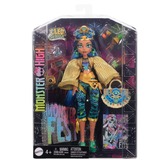 Mattel Monster High Monsterfest Cleo De Nile, Puppe mit Bandposter und Zubehör