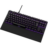 NZXT FUNCTION TENKEYLESS, Gaming-Tastatur schwarz, DE-Layout, Gateron Red, Hot-Swap
