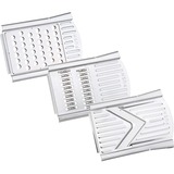 Nicer Dicer Speed Messereinsätze, 3-teilig edelstahl, für Nicer Dicer Speed Gemüsehobel