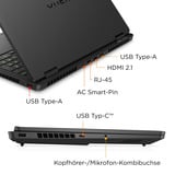 OMEN 16-am0180ng, Gaming-Notebook schwarz, Intel® Core™ i7-14650HX, NVIDIA GeForce RTX 5070, 32 GB DDR5, 1 TB (1 TB SSD), Windows 11 Home