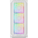Sharkoon AK5M RGB , Tower-Gehäuse weiß, Tempered Glass