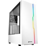 Sharkoon RGB SLIDER White, Tower-Gehäuse weiß