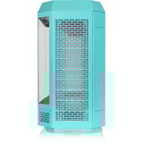 Thermaltake The Tower 600 , Tower-Gehäuse mint/rot, Tempered Glass x 3
