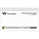 Thermaltake Toughpower GT Snow 850W, PC-Netzteil weiß, 1x 12-Pin High Power GPU, 4x PCIe, Kabelmanagement, 850 Watt