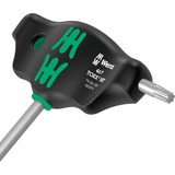 Wera 467/7 TORX HF Set 1 Quergriff-Schraubendreher + Rack, 7-teilig schwarz/grün, mit Haltefunktion