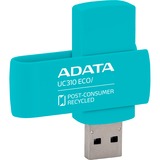 ADATA UC310 ECO 256 GB, USB-Stick grün, USB-A 3.2 Gen 1