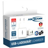 Ansmann Home Charger HC218PD, Ladegerät weiß, Power Delivery & Quick Charge