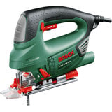 Bosch Heimwerken & Garten Stichsäge PST 900 PEL Set grün/schwarz, Koffer, 10 teiliges Sägeblatt Set PB11, 620 Watt