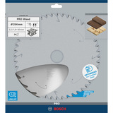 Bosch PRO Wood cordless Kreissägeblatt, Ø 254mm, 24Z Bohrung 30mm, für Akku-Tischkreissägen