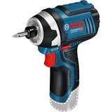 Bosch Professional Akku-Drehschlagschrauber GDR 12V-105 Professional blau/schwarz, ohne Akku und Ladegerät, in L-BOXX