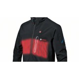 Bosch Professional Heat+Jacket GHJ 12+18V Solo Größe M, Arbeitskleidung schwarz, ohne Akku und Ladegerät