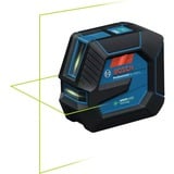 Bosch Professional Linienlaser GLL 20-22 G Professional blau/schwarz, grüne Laserlinien, inkl. Universalhalter LB 10