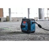 Bosch Professional Linienlaser GLL 20-22 G Professional blau/schwarz, grüne Laserlinien, inkl. Universalhalter LB 10