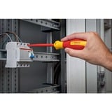 Bosch Professional VDE Schraubendreher-Set PH/SL Professional, 14-teilig rot/gelb, 13 VDE-Schraubendreher, Phasenprüfer SL3, L-BOXX