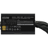 Cooler Master MWE 850 V3 Black, PC-Netzteil schwarz, 1x 12-Pin High Power GPU, 4x PCIe, 850 Watt