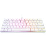 Corsair K65 RGB MINI, Gaming-Tastatur weiß, DE-Layout, Cherry MX RGB Speed Silver
