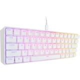 Corsair K65 RGB MINI, Gaming-Tastatur weiß, DE-Layout, Cherry MX RGB Speed Silver