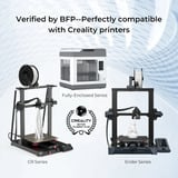 Creality Ender-PLA Filament Value Pack Weiß/Grau, 3D-Filament 2 kg, 1,75 mm, auf 2 Rollen