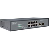 8-Port Fast Etherent PoE-Switch + 2 Uplinks