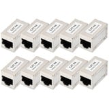 Digitus CAT 6A Modulare Kupplung, geschirmt - 10 Stk., Keystone-Modul 