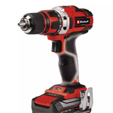 EINHELL Akku-Bohrschrauber TE-CD 18/40 Li, 18 Volt rot/schwarz, 1x Li-Ion-Akku 2,5Ah, mit Bit-Set 34-teilig