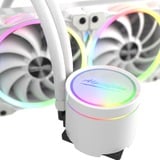 EKL Gletscherwasser 240 White RGB 240mm, Wasserkühlung weiß