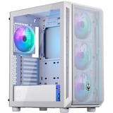 ENDORFY ARX 500 ARGB White, Tower-Gehäuse weiß, Tempered Glass