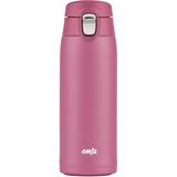 Emsa TRAVEL MUG light Thermobecher 0,4 Liter rosa, Flip-Deckel