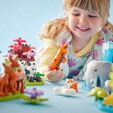 LEGO 10446 DUPLO Town Wildtier-Familien 3-in-1-Set, Konstruktionsspielzeug 