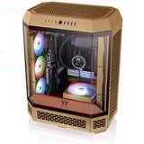 Thermaltake CT140 EX Reverse ARGB Sync PC Cooling Fan Gravel Sand, Gehäuselüfter braun, 3er-Pack, 140 mm