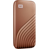 WD My Passport SSD 2 TB, Externe SSD gold, USB-C 3.2 Gen 2 (10 Gbit/s)