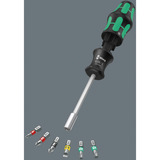 Wera Bit-Satz Kraftform Kompakt 27 Set 1 Christmas 2025, mit Handhalter schwarz/grün, 7-teilig, integriertes Magazin