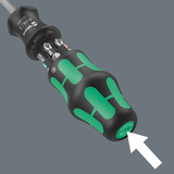 Wera Bit-Satz Kraftform Kompakt 27 Set 1 Christmas 2025, mit Handhalter schwarz/grün, 7-teilig, integriertes Magazin