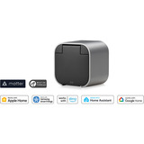 eve Energy Outdoor (Matter), Schaltsteckdose grau