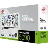 ASUS GeForce RTX 5090 ROG ASTRAL GAMING WHITE Edition, Grafikkarte weiß, DLSS 4, 3x DisplayPort, 2x HDMI 2.1